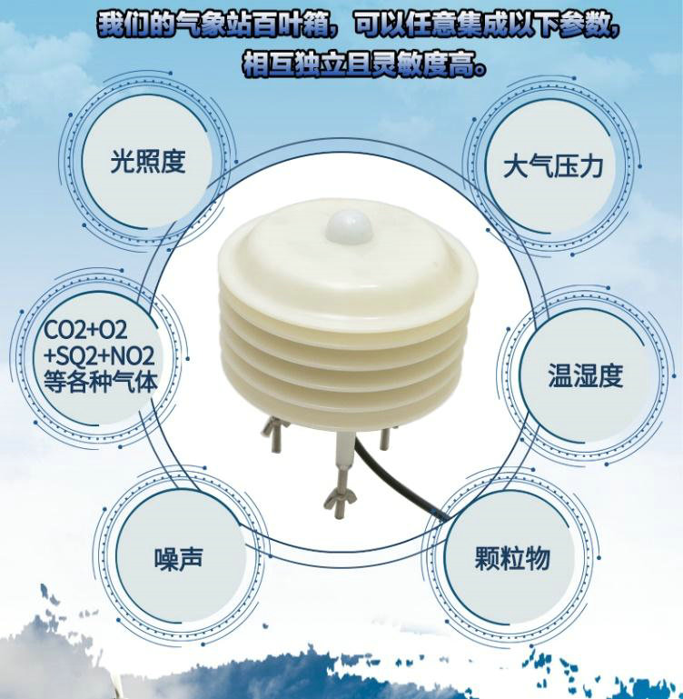 百叶箱传感器（支持以下参数可做）